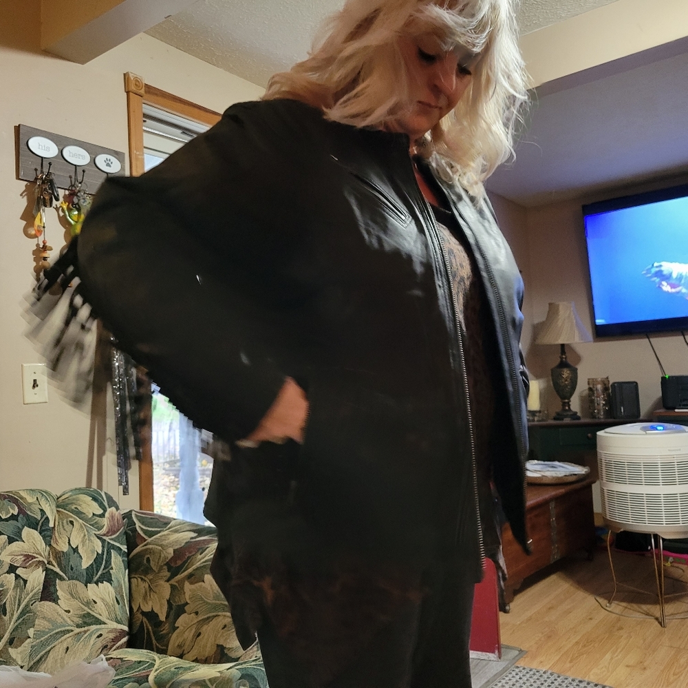 Motorcycle jacket plus size!